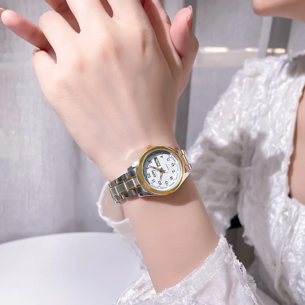 Ảnh Đồng hồ nữ OPK 8110 chính hãng dây đeo bằng thép không gỉ có lịch phát sáng chống thấm nước 3