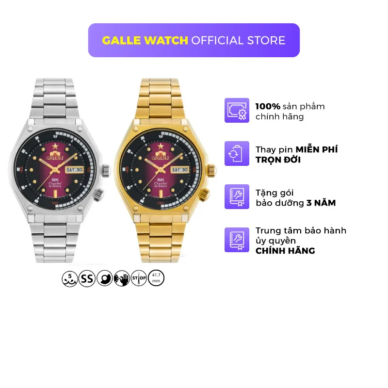 Ảnh Đồng hồ Orient Automatic Watch SK Sports RA-AA0B0 nam máy cơ kính chống xước, chống nước, dây thép cao cấp chính hãng 1