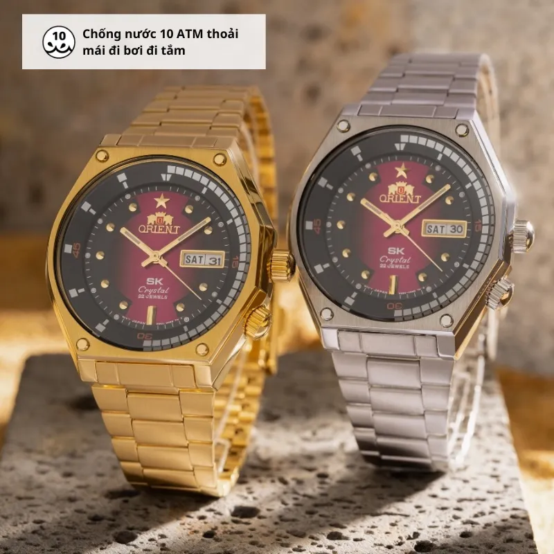 Ảnh Đồng hồ Orient Automatic Watch SK Sports RA-AA0B0 nam máy cơ kính chống xước, chống nước, dây thép cao cấp chính hãng 3