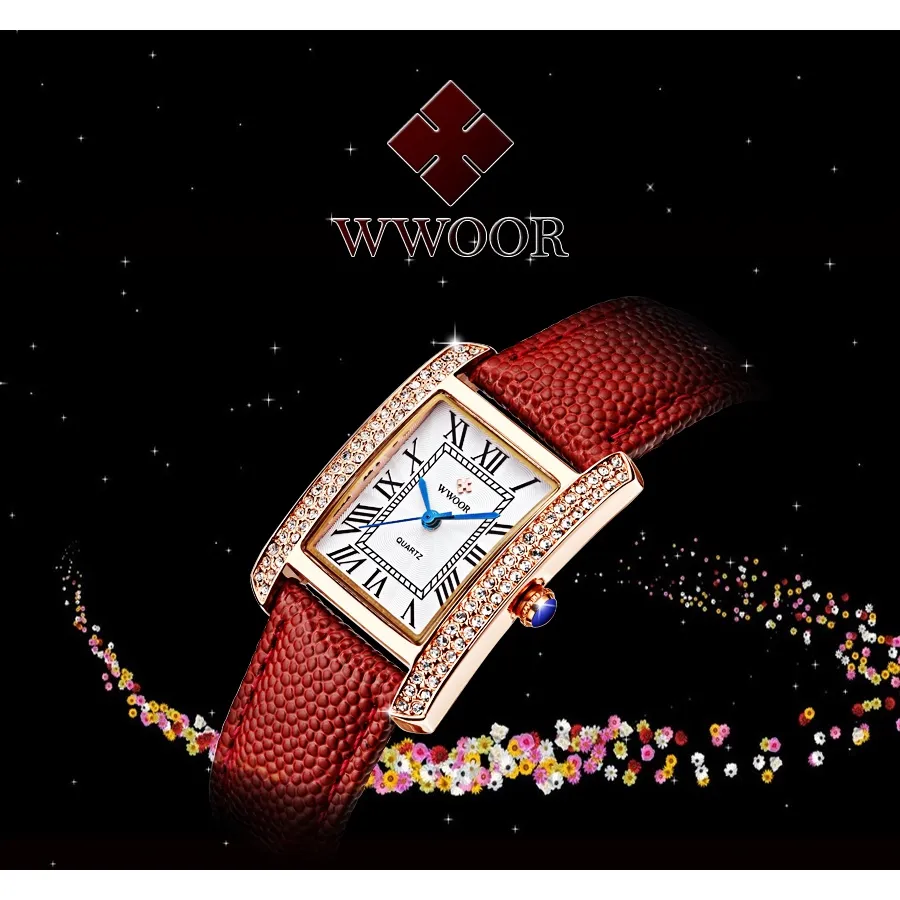 Ảnh Đồng Hồ Quartz Chống Thấm Nước Wwoor 8806 2