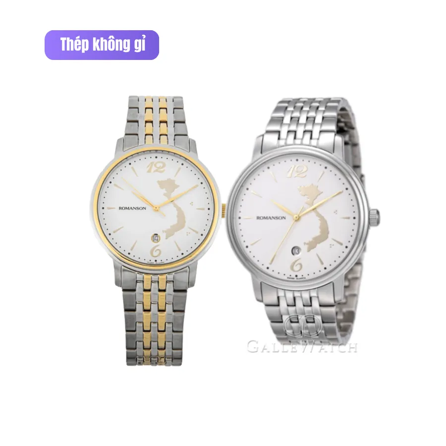 Ảnh ĐỒNG HỒ ROMANSON SPECIAL EDITION TM4259, xuất xứ Thuỵ Sĩ, mặt kính sapphire, viền thếp không gỉ 2