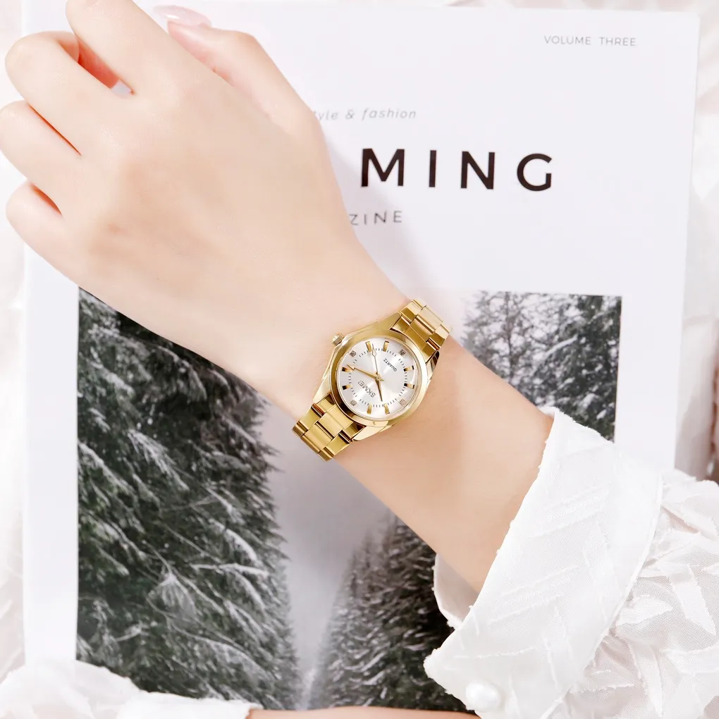 Ảnh Đồng Hồ SKMEI 1620 Quartz Dây Thép Không Gỉ Chống Thấm Nước 1