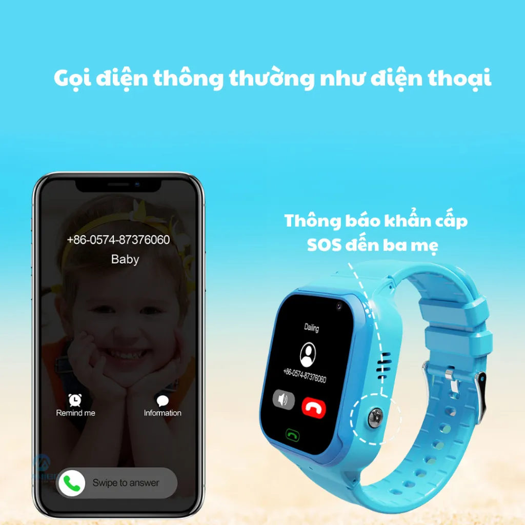 Ảnh Đồng hồ thông minh cho trẻ em Valdus VT36 Kid 4G watch video call định vị chính hãng bảo hành 1 năm 2