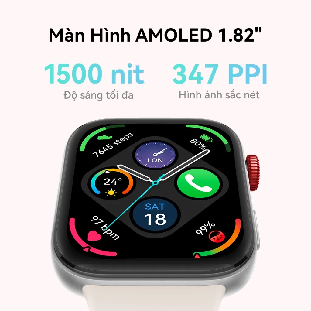 Ảnh Đồng Hồ Thông Minh HUAWEI WATCH FIT 3 | Thiết Kế Mỏng Nhẹ | Màn Hình AMOLED 1.82" | Quản Lý Tập Luyện Toàn Diện 2