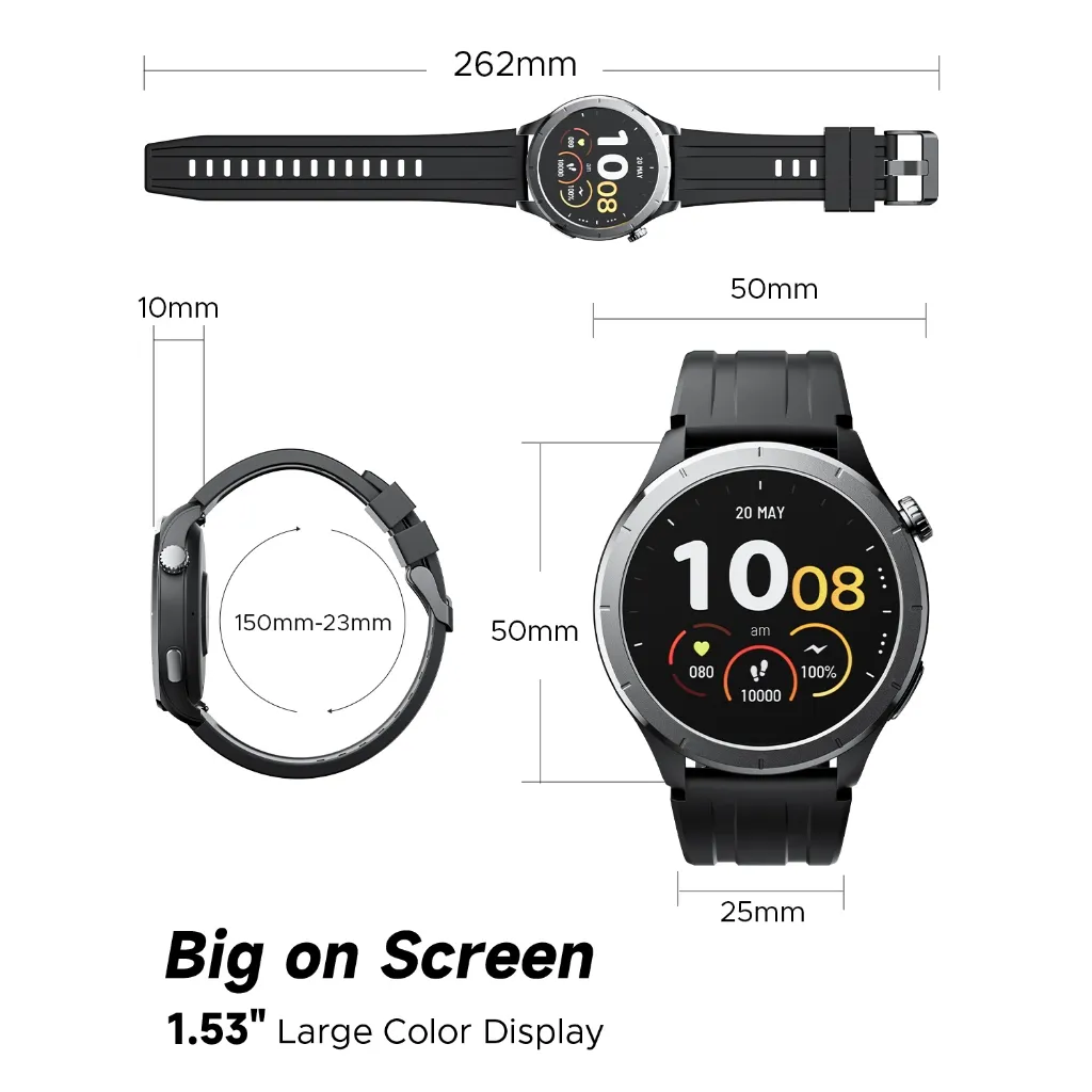Ảnh Đồng Hồ Thông Minh SoundPEATS Watch Pro 2 IP68 | Theo Dõi Nhịp Tim SPO2 Giấc Ngủ | Pin 7 Ngày 2