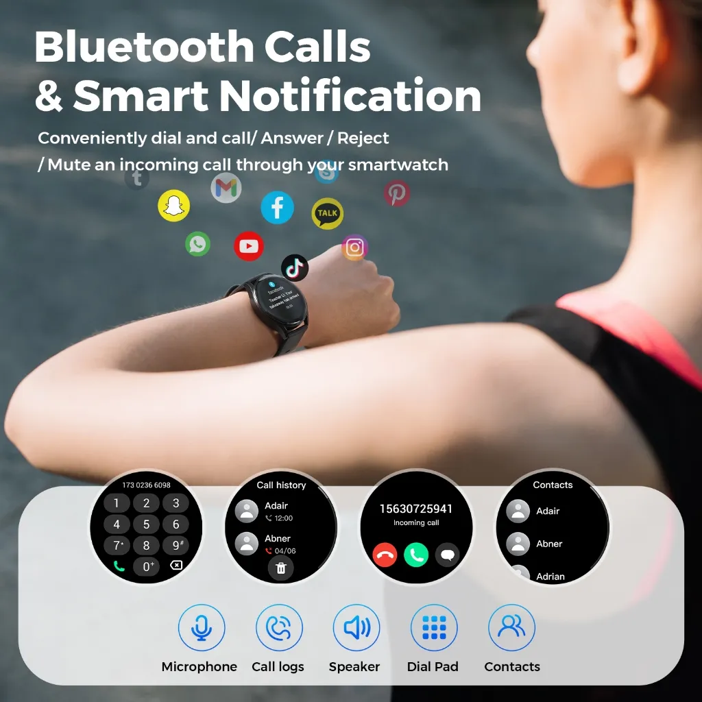 Ảnh Đồng Hồ Thông Minh SoundPEATS Watch 4 | Điện tâm đồ SPO2 | IP68 | Pin 7 Ngày 3