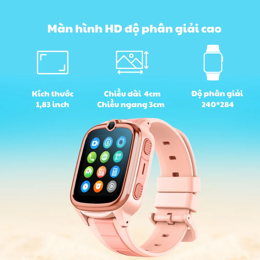 Ảnh Đồng hồ thông minh trẻ em Valdus MODEL VK Kidwatch sim4G  videocall định vị chính xác bảo hành 1 năm 3