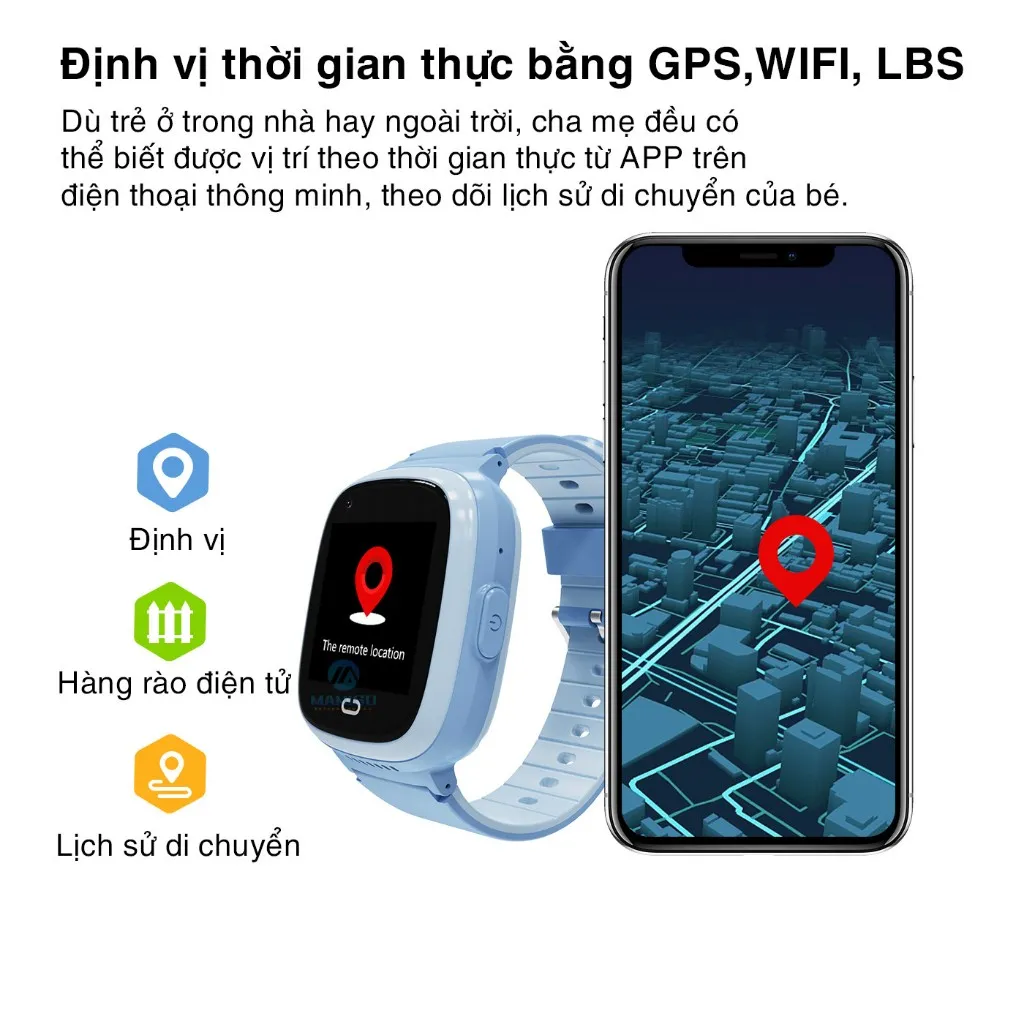 Ảnh Đồng hồ thông minh trẻ em Valdus VT30 Kid 4G watch video call định vị chính hãng bảo hành trong 1năm 3