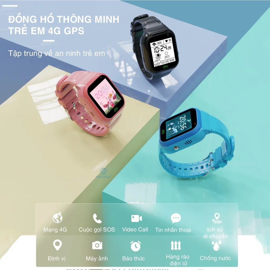 Ảnh Đồng hồ thông minh trẻ em định vị Valdus MODEL VT Kid 4G watch video call chính hãng bảo hành 1năm 2