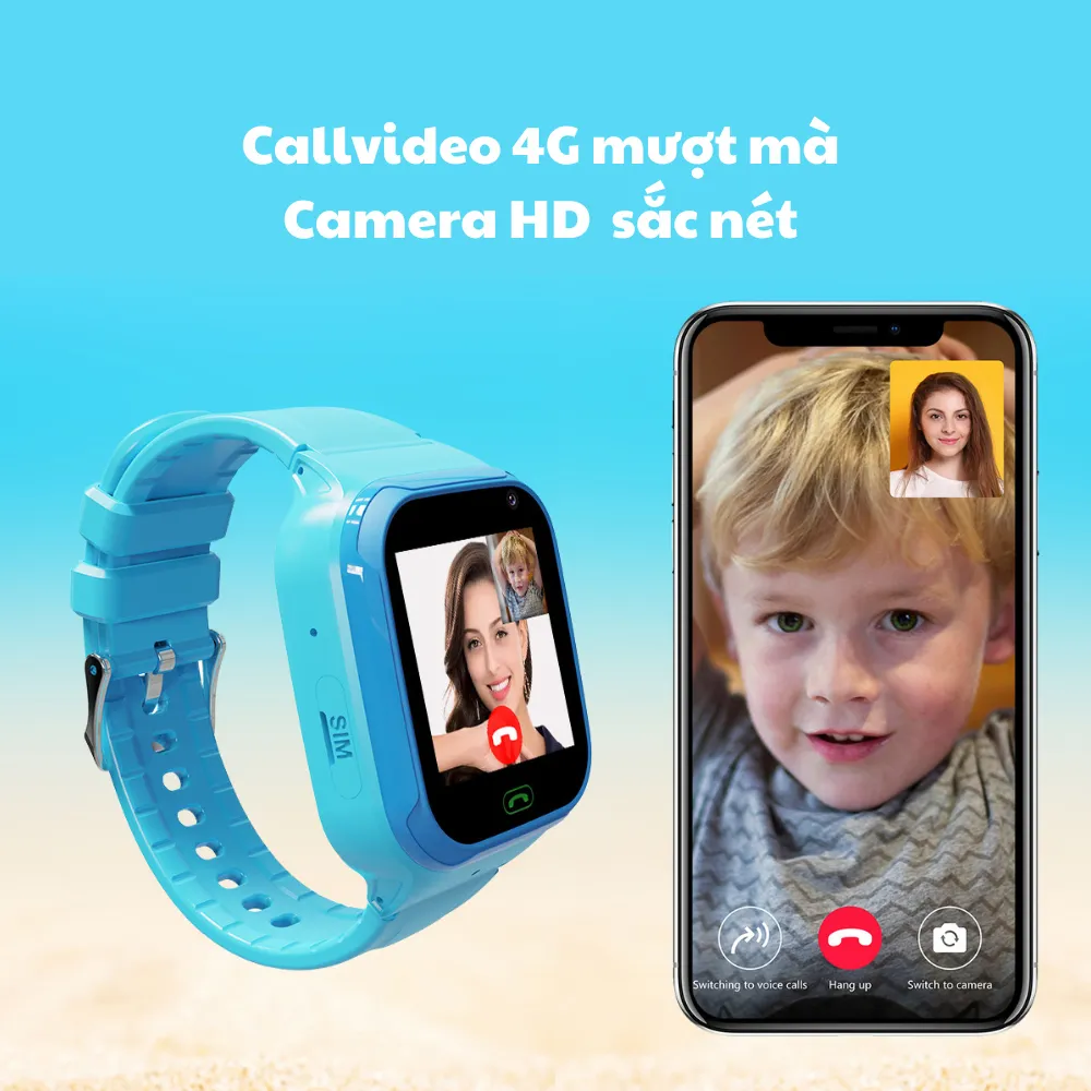 Ảnh Đồng hồ thông minh trẻ em định vị Valdus MODEL VT Kid 4G watch video call chính hãng bảo hành 1năm 3