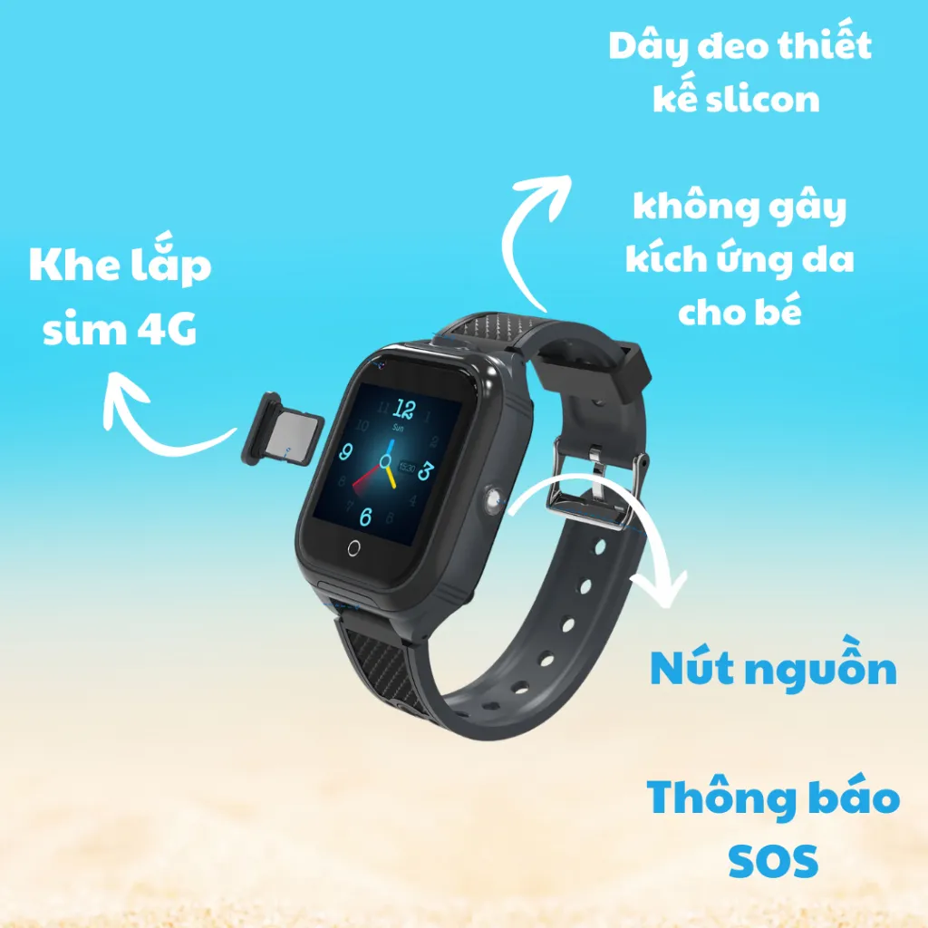 Ảnh Đồng hồ thông minh trẻ em định vị Valdus MODEL VT Kid 4G watch video call chính hãng bảo hành 1năm 4