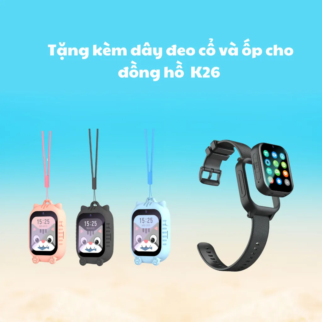 Ảnh Đồng hồ thông minh trẻ em định vị Valdus VK26 Kid 4G watch nghe gọi có sim video call bảo hành 1 năm 2