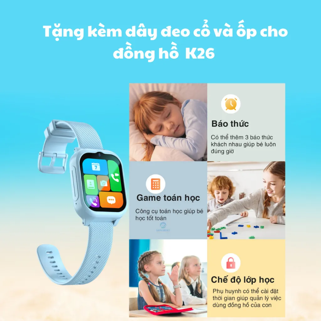 Ảnh Đồng hồ thông minh trẻ em định vị Valdus VK26 Kid 4G watch nghe gọi có sim video call bảo hành 1 năm 3