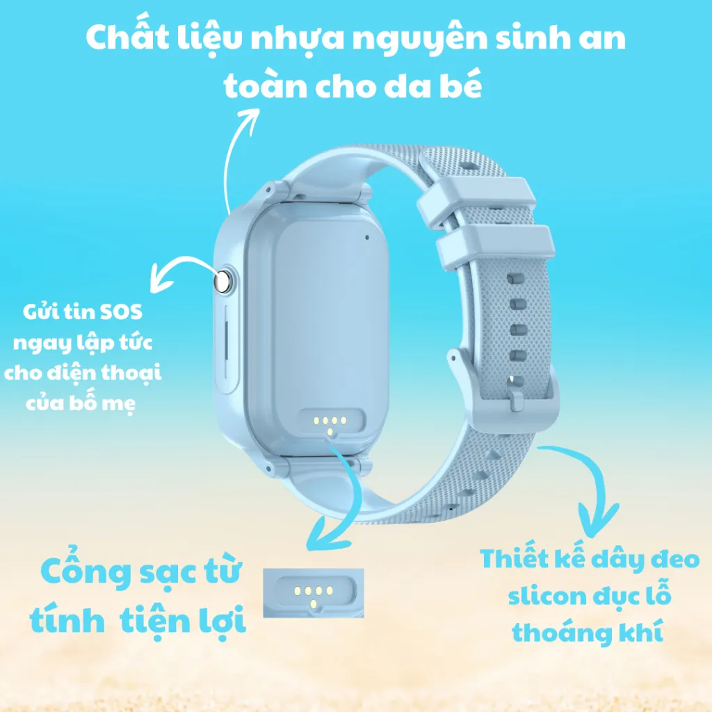 Ảnh Đồng hồ thông minh trẻ em định vị Valdus VK26 Kid 4G watch nghe gọi có sim video call bảo hành 1 năm 4