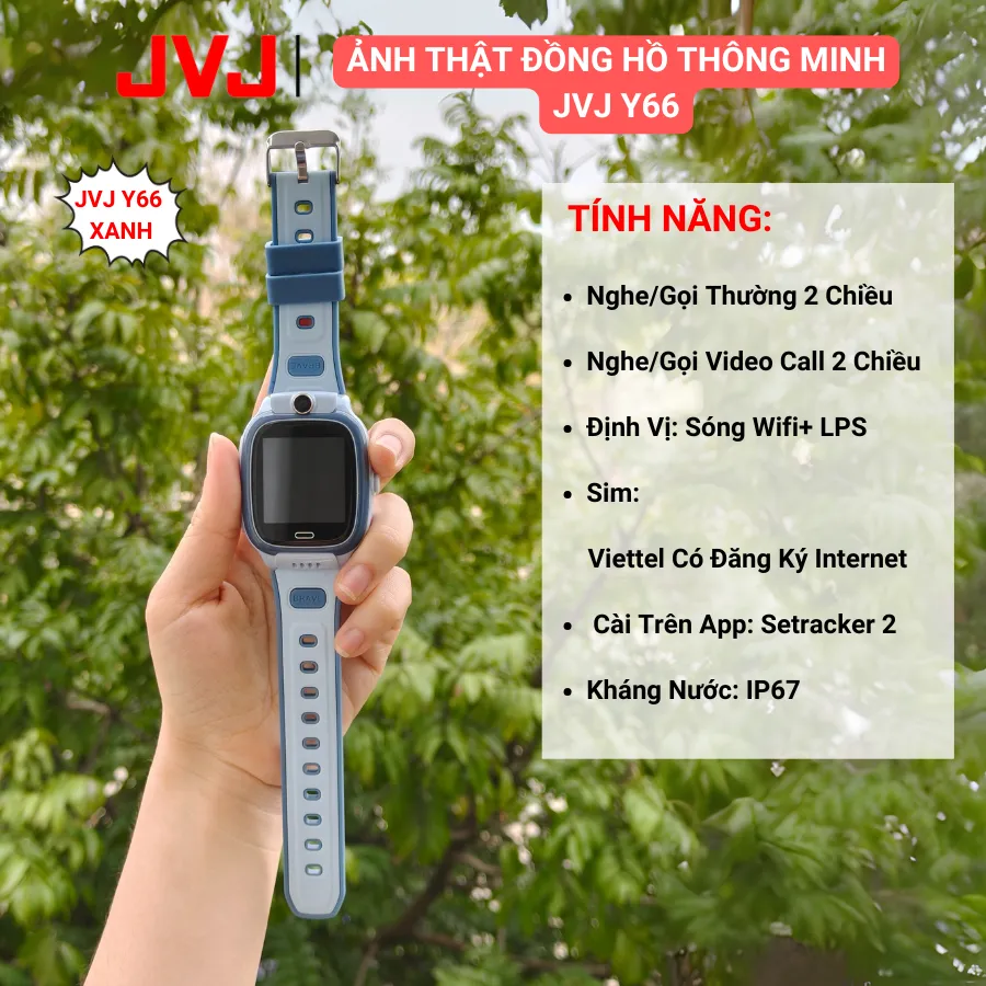 Ảnh Đồng hồ thông minh trẻ em JVJ D36 D31 Y66 Y63 - Có gọi video hình ảnh, Hỗ trợ tiếng Việt, Kháng nước IP67 - Bảo hành 12T 2