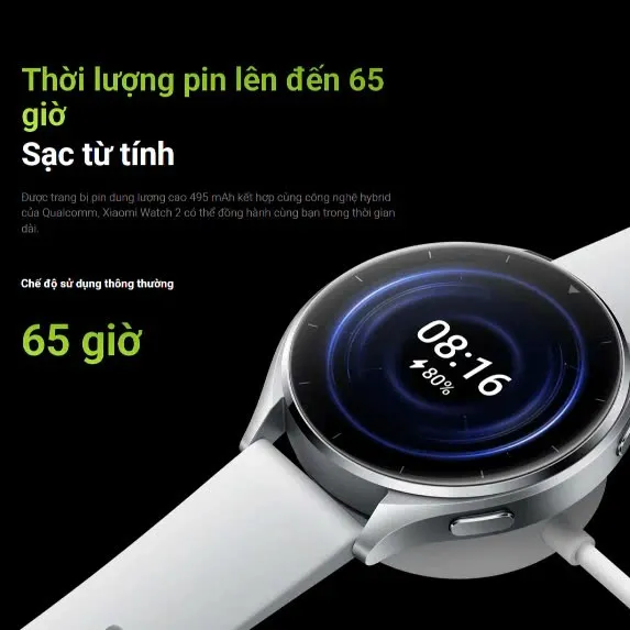 Ảnh Đồng hồ thông minh Xiaomi Watch 2 | Màn hình AMOLED 1.43" |  12 Kênh theo dõi sức khỏe | HĐH WearOS | Wifi/BT/GPS/NFC 4