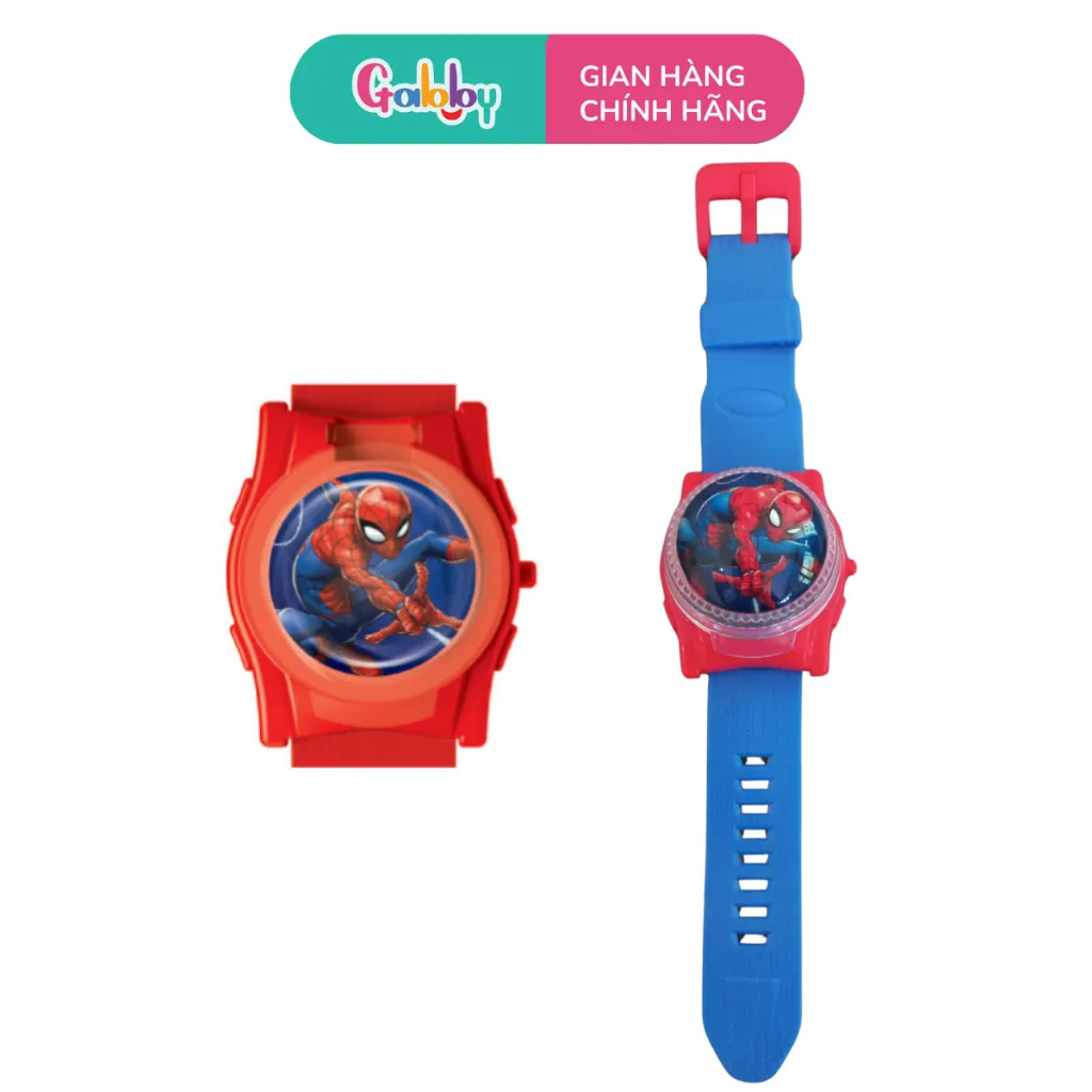 Ảnh Đồng Hồ Trẻ Em Mặt Xoay 360° Các Nhân Vật Hoạt Hình SpiderMan, Kuromi, Melody, Frozen, Doraemon 4
