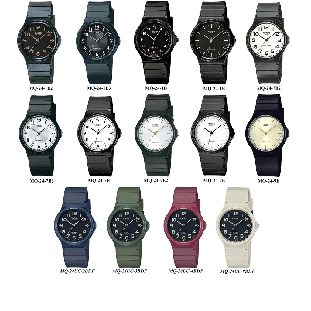 Ảnh Đồng hồ unisex dây nhựa Casio Anh Khuê Series MQ-24 1