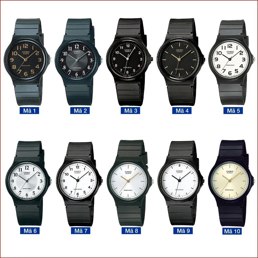 Ảnh Đồng hồ unisex dây nhựa Casio chính hãng MQ-24 (34mm) (tay nam nhỏ và nữ) 2