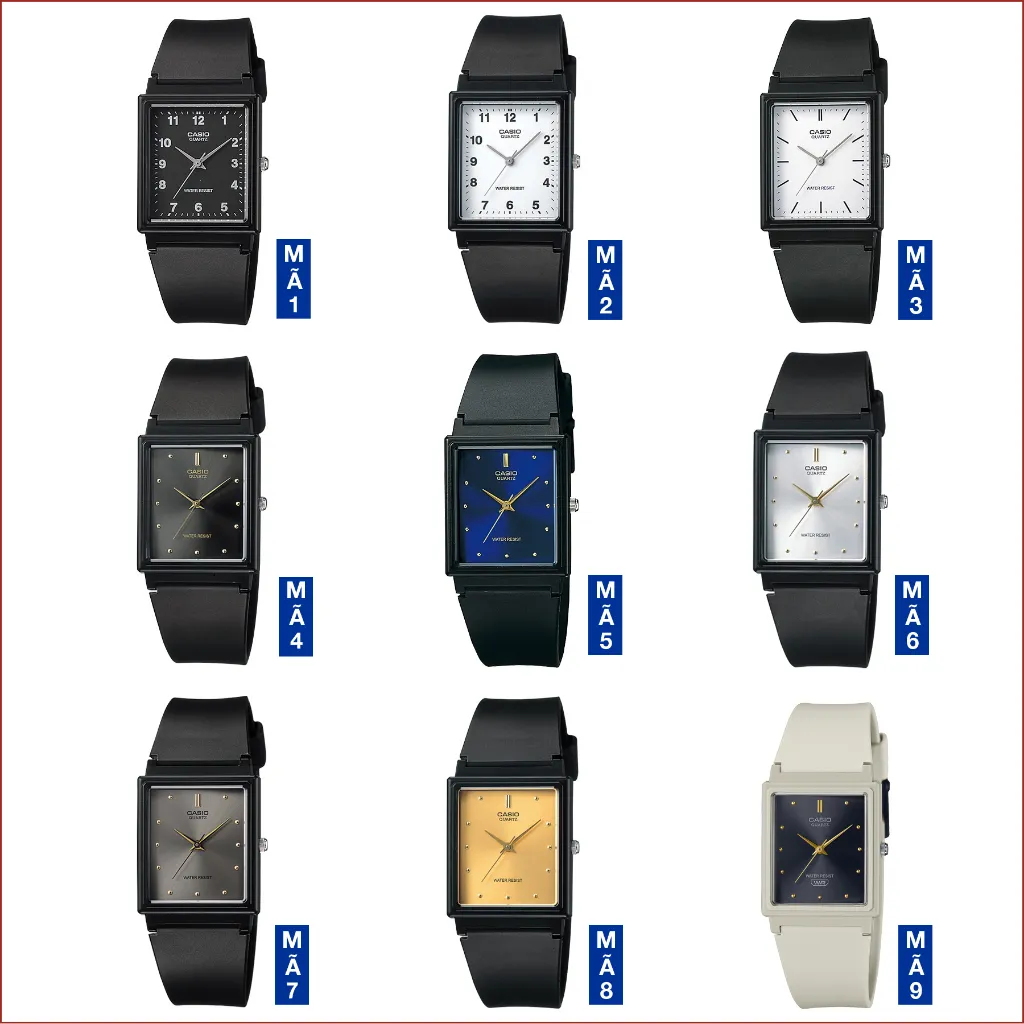 Ảnh Đồng hồ unisex dây nhựa Casio chính hãng MQ-27 & MQ-38 (tay nam nhỏ và nữ) 2