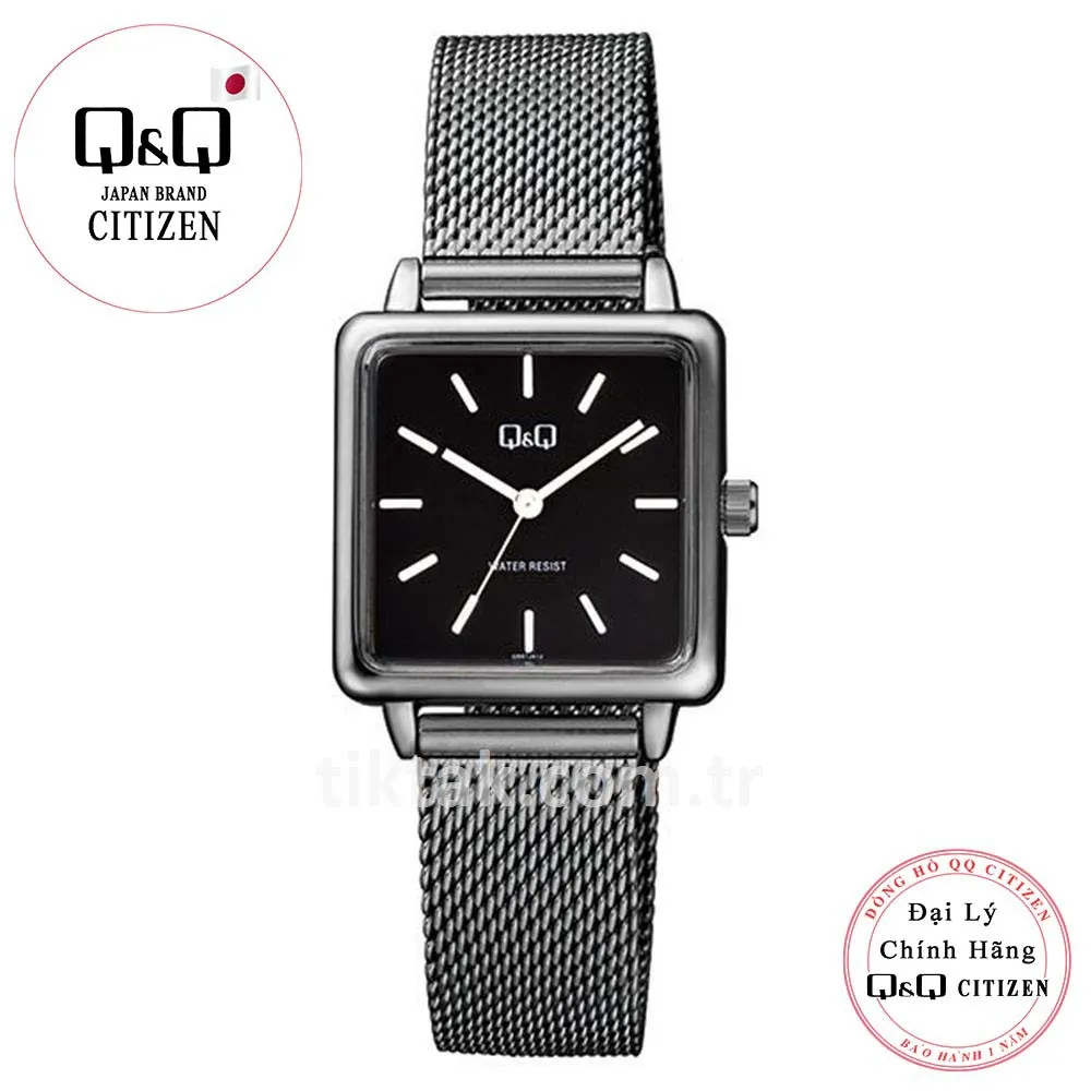 Ảnh Đồng hồ Unisex Q&Q Citizen QB51J412Y dây kim loại thương hiệu Nhật Bản 1