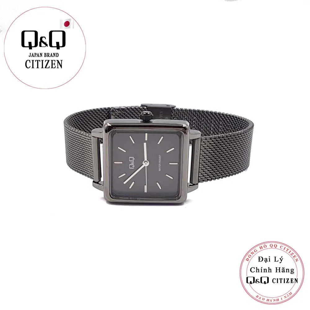 Ảnh Đồng hồ Unisex Q&Q Citizen QB51J412Y dây kim loại thương hiệu Nhật Bản 2