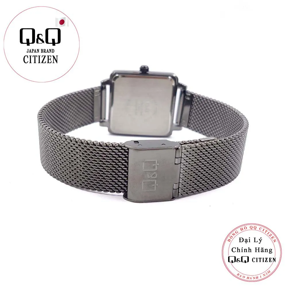 Ảnh Đồng hồ Unisex Q&Q Citizen QB51J412Y dây kim loại thương hiệu Nhật Bản 4