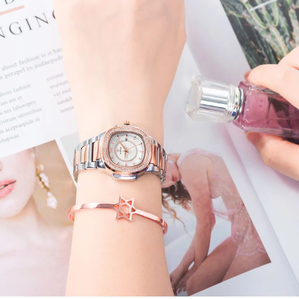 Ảnh Đồng hồ WWOOR chống thấm nước kiểu dáng sang trọng cho nữ 8874 2