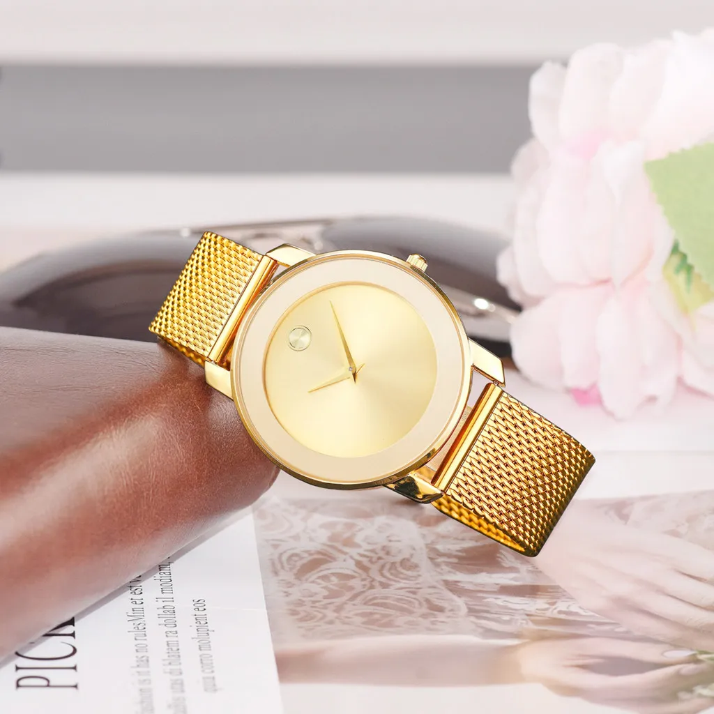 Ảnh Đồng Hồ Wwoor Top Dây Thép Không Gỉ Siêu Mỏng Kiểu Dáng Cổ Điển Đơn Giản Cho Nữ-8889L 2