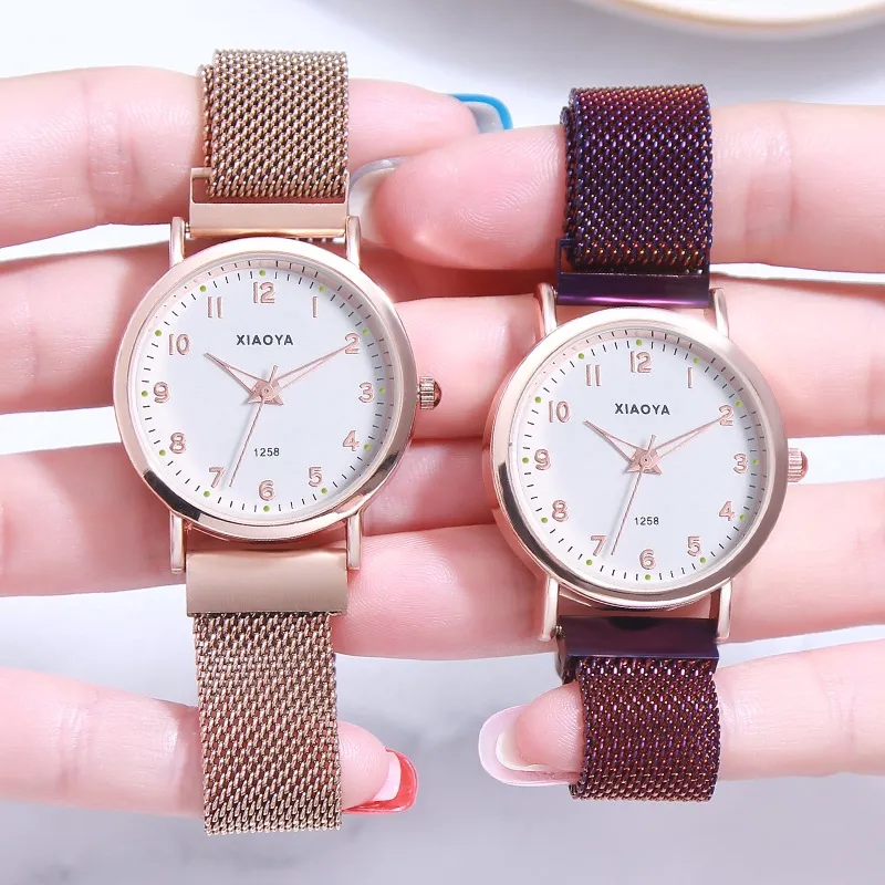 Ảnh Đồng Hồ XiaoYa 1258 Dây Đeo Kim Loại Cho Nữ Thời Trang 1