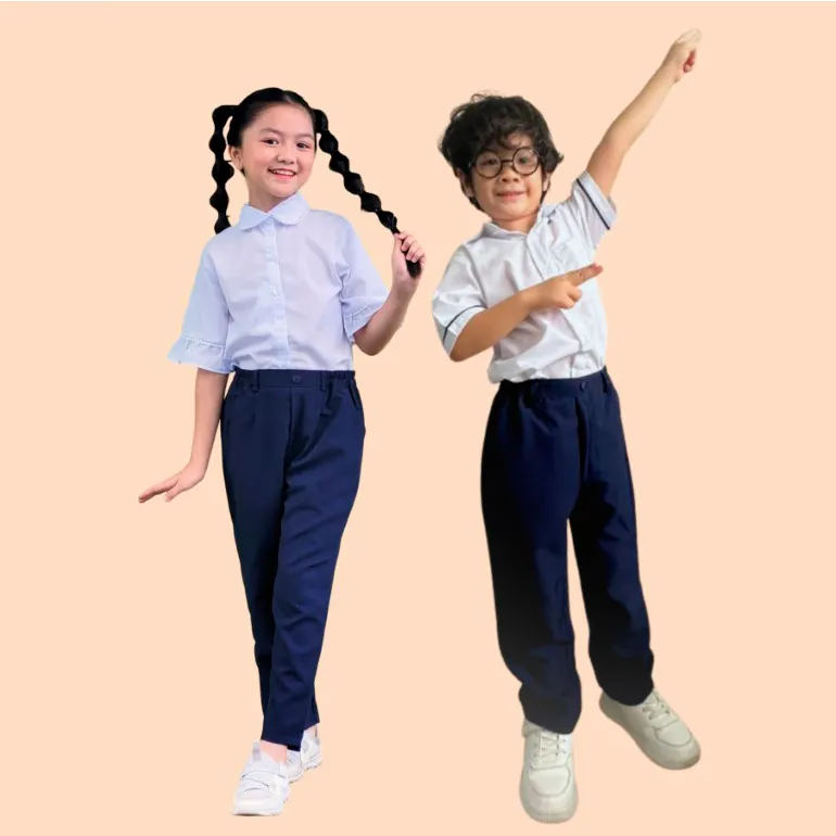 Ảnh Đồng phục đi học cho bé trai cấp 1 thời trang Jadiny (lựa chọn mua áo riêng, quần riêng) 2