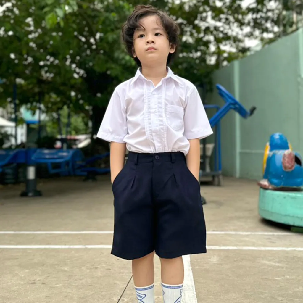 Ảnh Đồng phục đi học cho bé trai cấp 1 thời trang Jadiny (lựa chọn mua áo riêng, quần riêng) 3