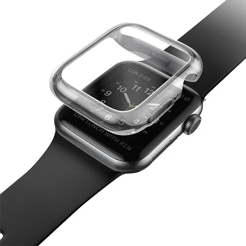 Ảnh Ốp Apple Watch UNIQ Bảo Vệ Màn Hình Apple Watch 1,2,3,4,5,6,7/ SE (40mm và 44mm) Màu Xám Khói 2