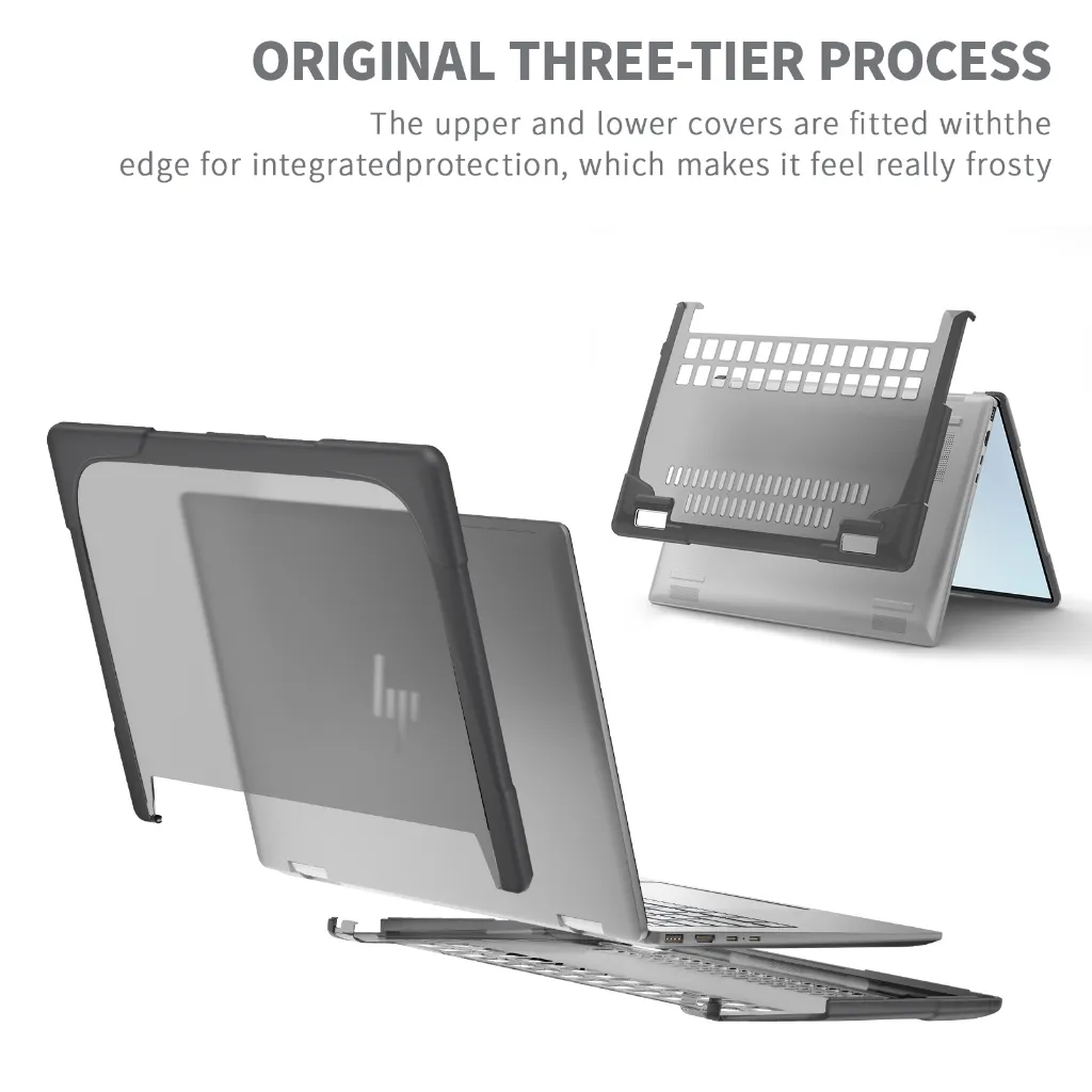 Ảnh Ốp Bảo Vệ Cho 14 "HP Envy X360 2 Trong 1 2K Màn Hình Cảm Ứng 2024 Phát Hành Vỏ Bền Chống Sốc Có Cạnh TPU Chống Trầy Xước Thời Trang Đứng 2