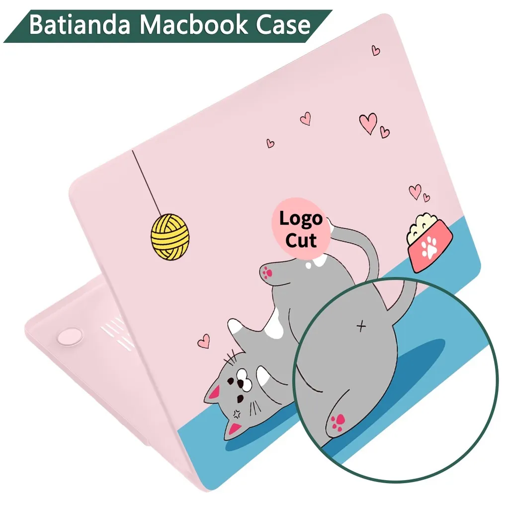 Ốp Bảo Vệ Màu Hồng Cho MacBook Pro/Air M1-M4 & Các Đời | Vừa Xinh Vừa Bền