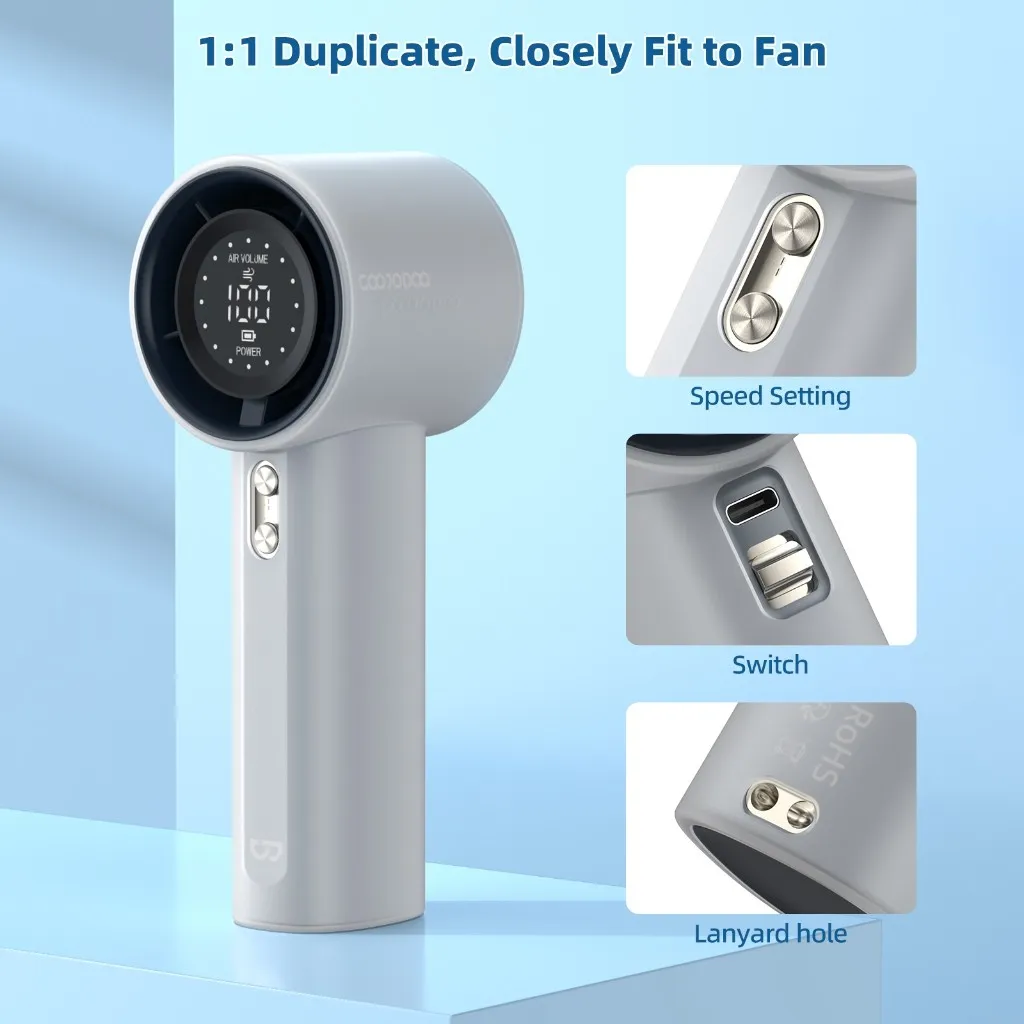 Ảnh Ốp bảo vệ quạt Mini GOOJODOQ Vỏ silicon tốc độ cao có thể giặt được 2