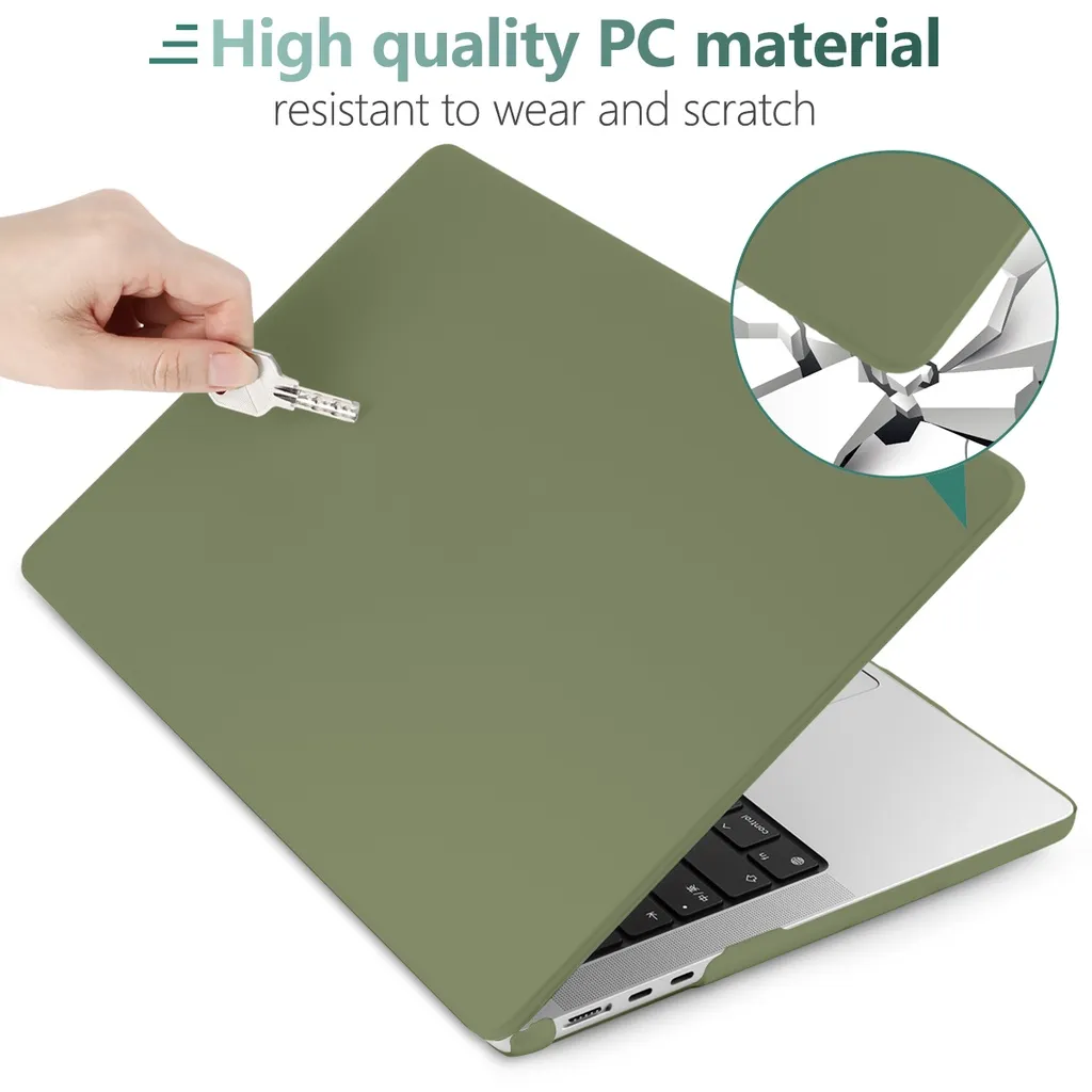 Ảnh Ốp Batianda bảo vệ cho MacBook Pro Air M2 M1 2022 2020 A2681 A2338 A2337 Air11 12 13 A1466 A2179 A1932 Pro13/14/15/16inch 2021 Touch Bar A1706 A1708 A2251 A2289 A2159 A1989 A2442 A2485 2