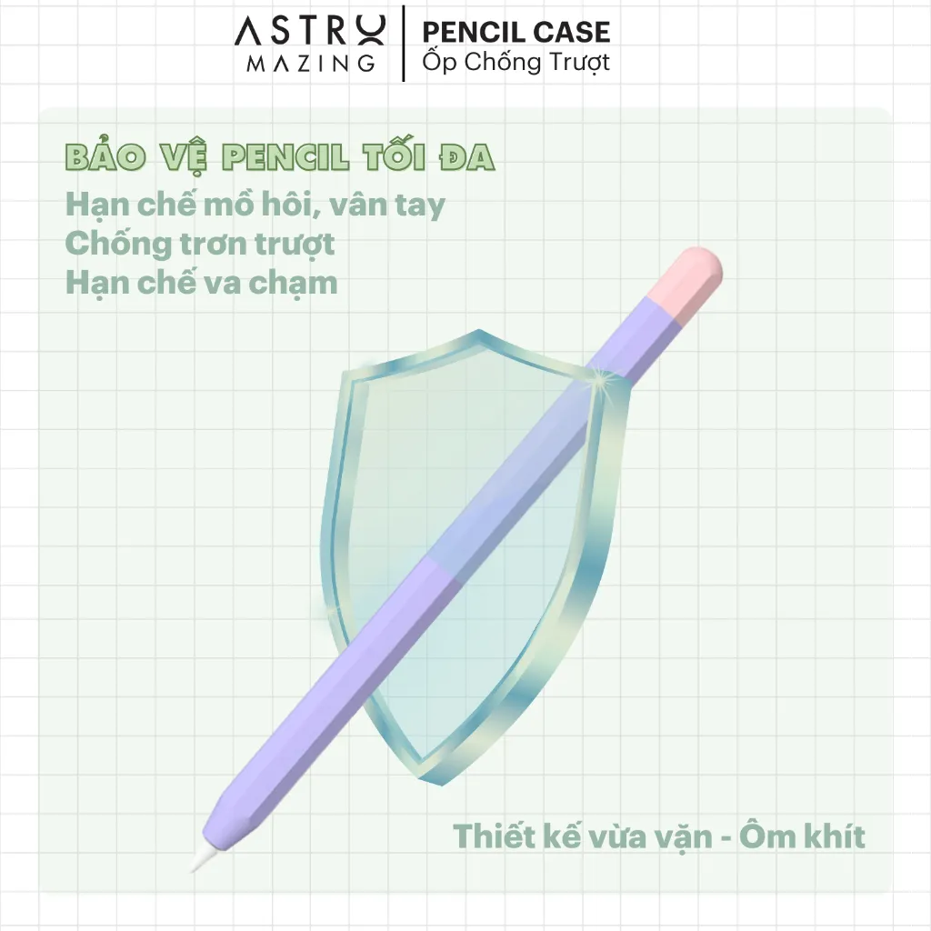 Ảnh Ốp bút AstroMazing chống sốc bảo vệ dành cho bút cảm ứng Apple Pencil 1 và 2 1