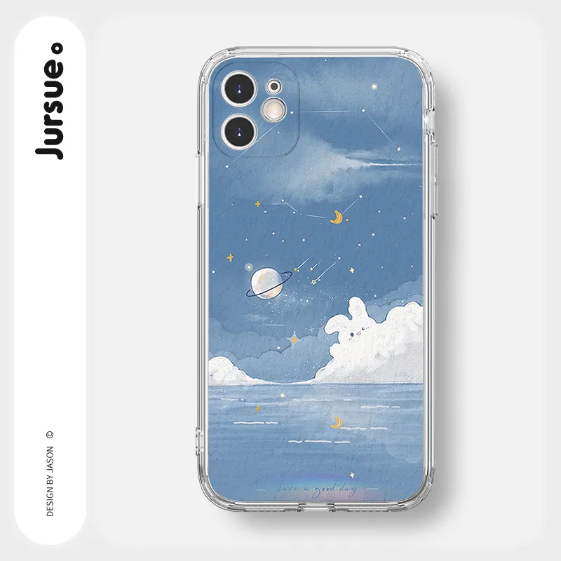 Ảnh Ốp điện thoại JURSUE Y3231 in hình dễ thương thích hợp cho iPhone Case 14 13 12 11 Pro Max SE 2020 X XR XS ip 8 7 Plus 1