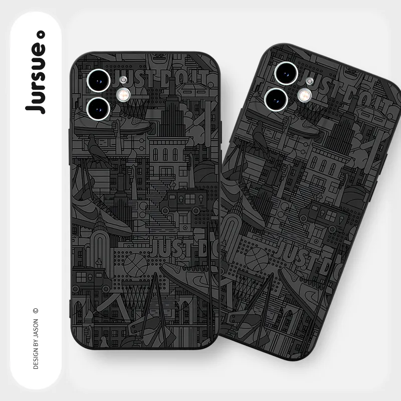 Ảnh Ốp điện thoại JURSUE Y3363 in họa tiết thích hợp cho iPhone 16 15 14 13 12 11 Pro Max SE 2020 X XR XS ip 8 7 Plus 1