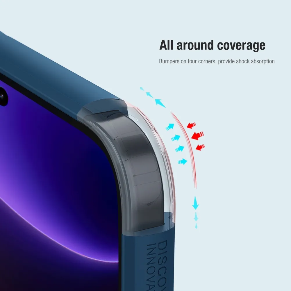Ảnh Ốp điện thoại 
NILLKIN bằng PC cứng siêu mỏng chống sốc chống dấu vân tay cho Redmi Note 12 Turbo 3