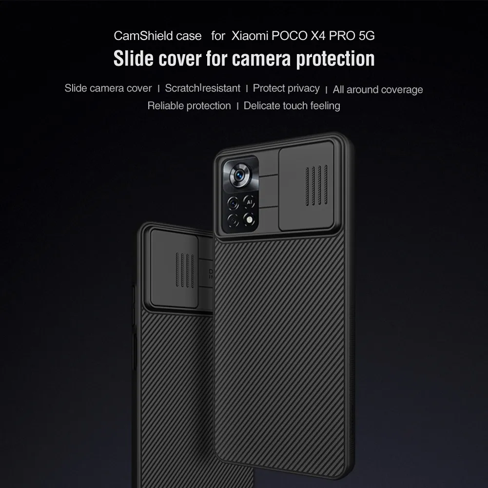 Ảnh Ốp điện thoại NILLKIN CamShield POCO X7 Pro F6 Pro X6 Pro F5 Pro M6 X3 Pro F6 Ốp điện thoại chống sốc chống vân tay 3
