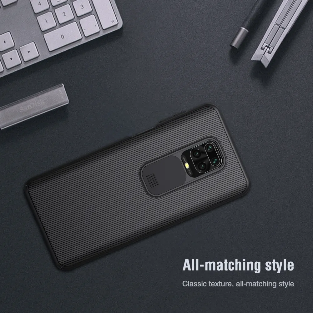 Ảnh Ốp Điện Thoại Nillkin CamShield Cho Xiaomi Redmi Note 9 Pro / 9 Pro Max / 9s Có Nắp Trượt Bảo Vệ Camera Bằng PC Cứng 4