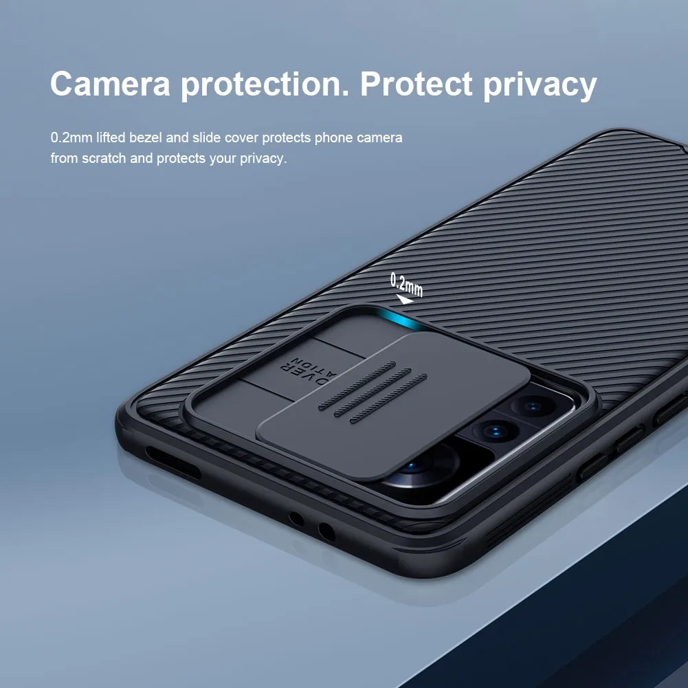 Ảnh Ốp điện thoại Nillkin Luxury CamShield Xiaomi 14T Pro 13T Pro 12T Pro 11T Pro 12S 11 Lite 12X Ốp điện thoại trượt máy ảnh Ốp điện thoại chống sốc mờ 3