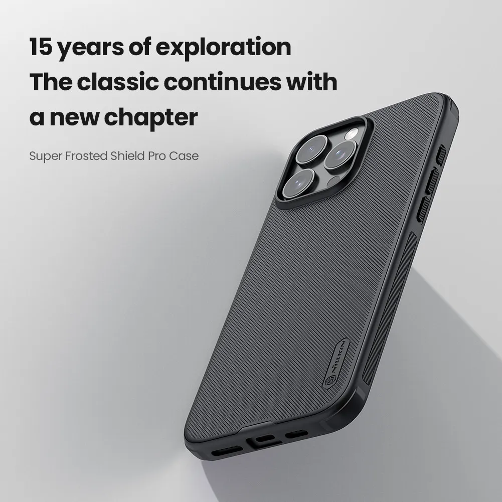 Ảnh Ốp điện thoại Nillkin Shield Pro Cho iPhone 16 Pro Max 16 Plus 15 Pro 14 13 Pro Max Ốp điện thoại Chống Vân Tay Chống Sốc Ốp điện thoại 2