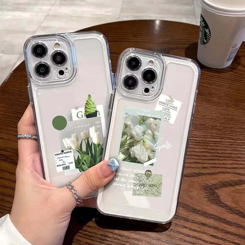 Ảnh Ốp điện thoại SUNTAIHO TPU hình hoa huệ tây thích hợp cho iPhone 11 Pro 13 Pro Max 12 Pro Max Xs Max Xs XR 7 8 Plus 1