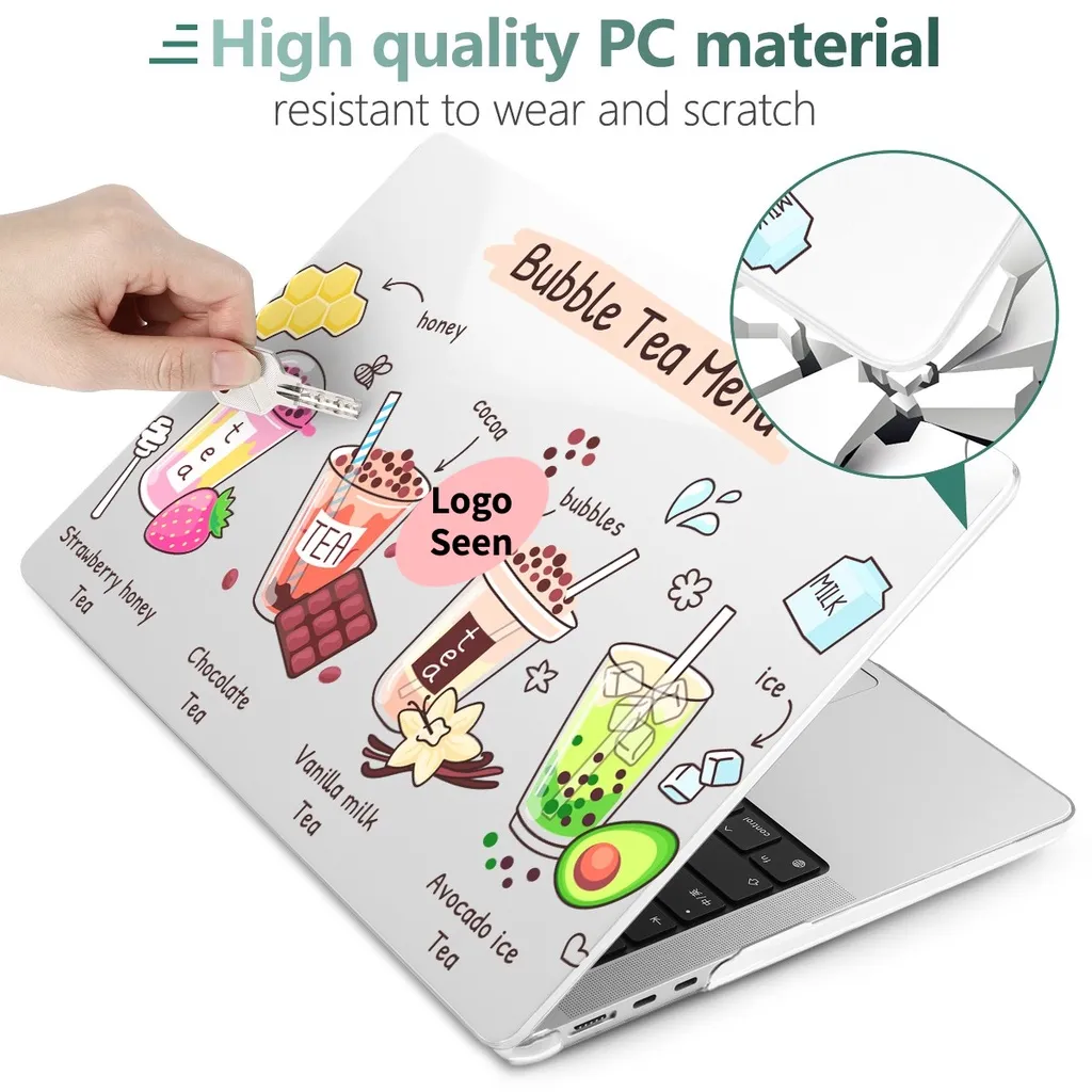 Ảnh Ốp laptop Batianda thích hợp cho MacBook Pro 13 14 16 M4 M3 M2 M1 Air 13.6 15" A2941 A3113 A3114 A2681 A2338 Air13 M1 A2337 A2179 A1932 Air11 12 13 A1466 A1369 2