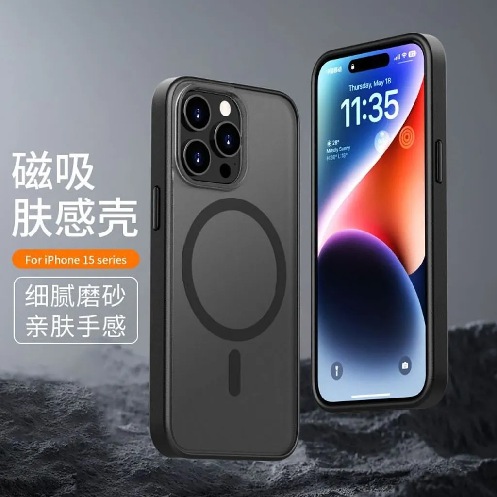 Ảnh Ốp LIKGUS-Lưng Nhám Chống Vân-Chống Ố-Chống Sốc-Hỗ Trợ Sạc Không Dây Cho IP Series 11-12-13-14-15-16 4