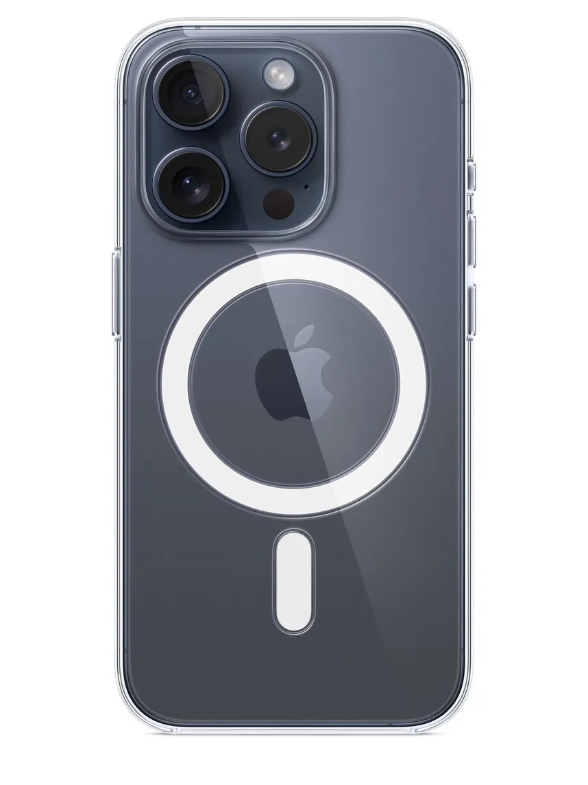 Ảnh Ốp Lưng Apple iPhone 15 Pro Clear Case with MagSafe Nam Châm hỗ trợ sạc không dây - Hàng Chính Hãng 2