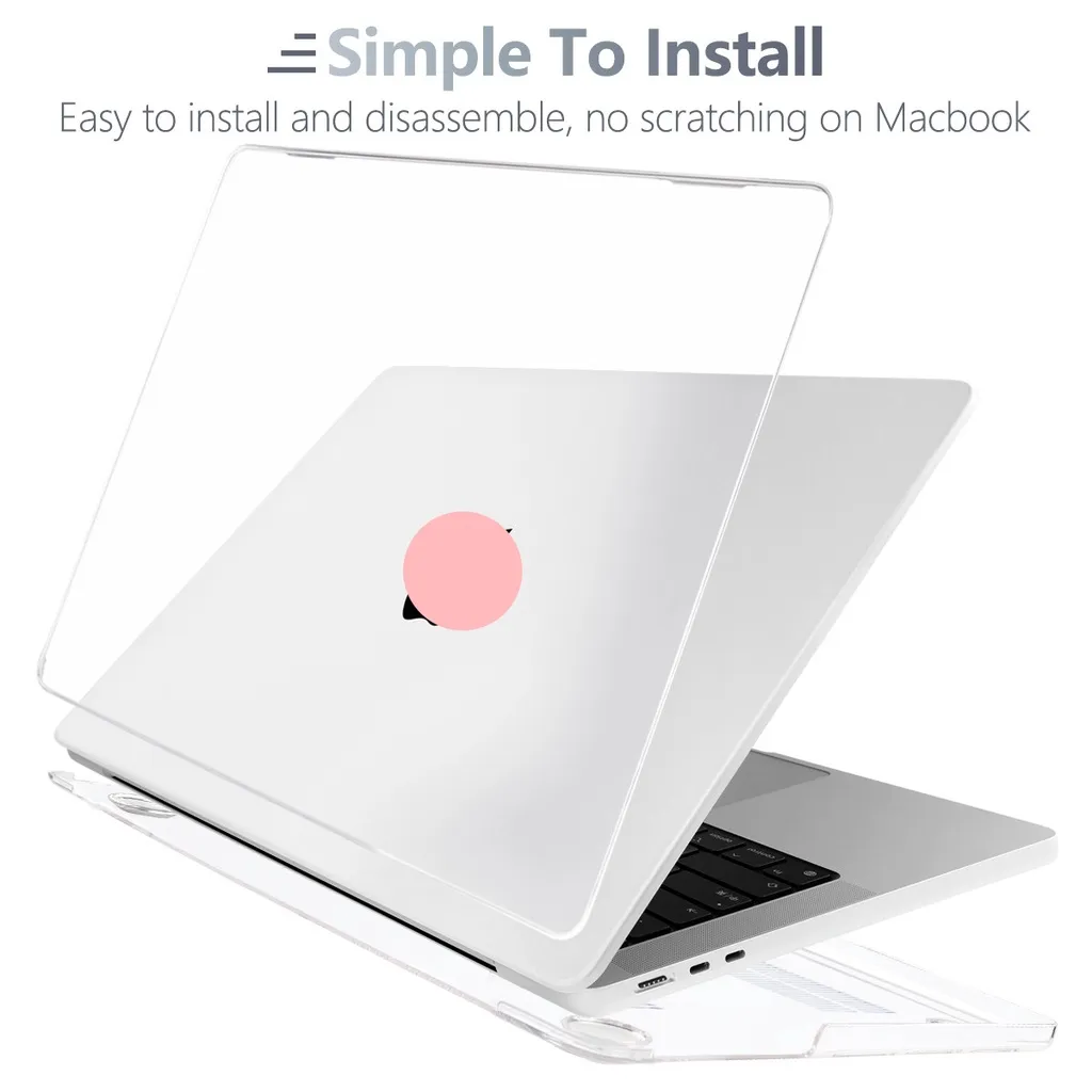 Ảnh Ốp Lưng Cứng Cho MacBook Pro13 14 16 M4 M3 M2 M1 Air13 13.6 15" A2941 A2681 A2338 Air13 A2337 A2179 A1932 A1466 Pro Retina 13.3 A1708 A1706 A1502 A2251 Pha Lê Trong Suốt 3